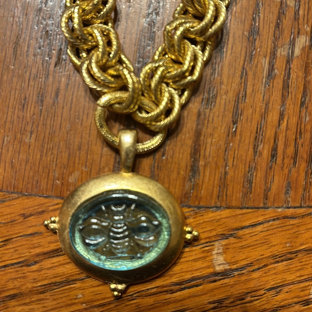 Venetian Glass Bee Necklace